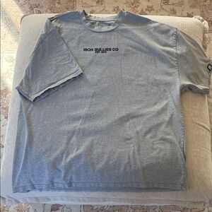 Iron Bullies Gray Men's Shirt Size 3XL